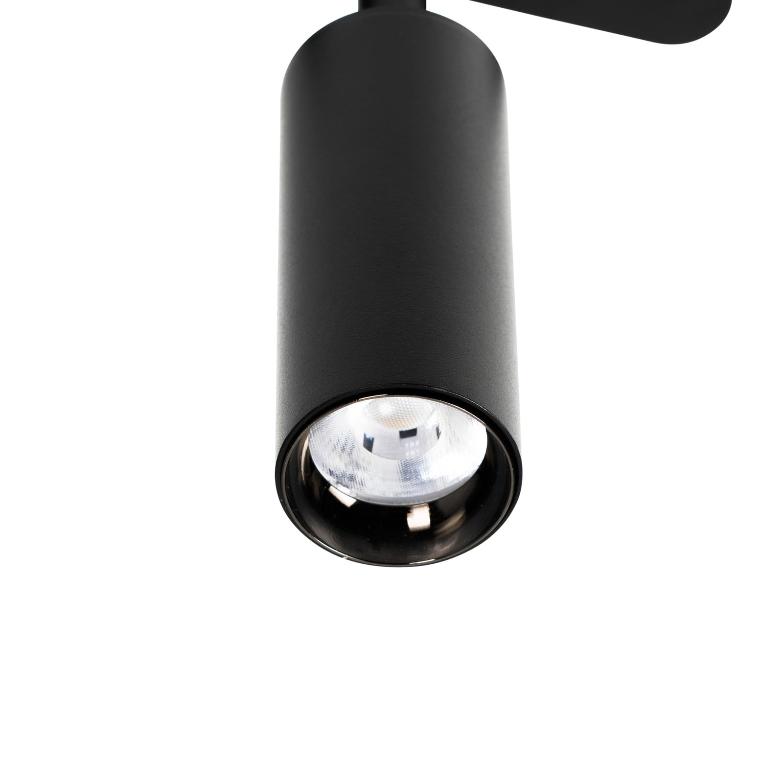 LED-skinnespot Lumaro 48V svart Ø4 cm lysstråle