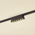 LED-skinnespot Lumaro 48V svart dimbar CCT 5W forfra