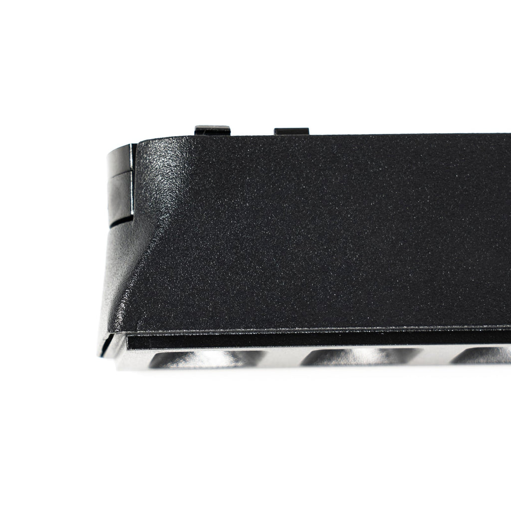 LED-skinnespot Lumaro 48V svart dimbar CCT 5W sideprofil