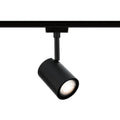 LED skinnespot Luxe URail Zigbee GU10 RGB CCT svart matt forfra