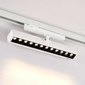 LED skinnespot Millay 3-fase svingbar hvit forfra