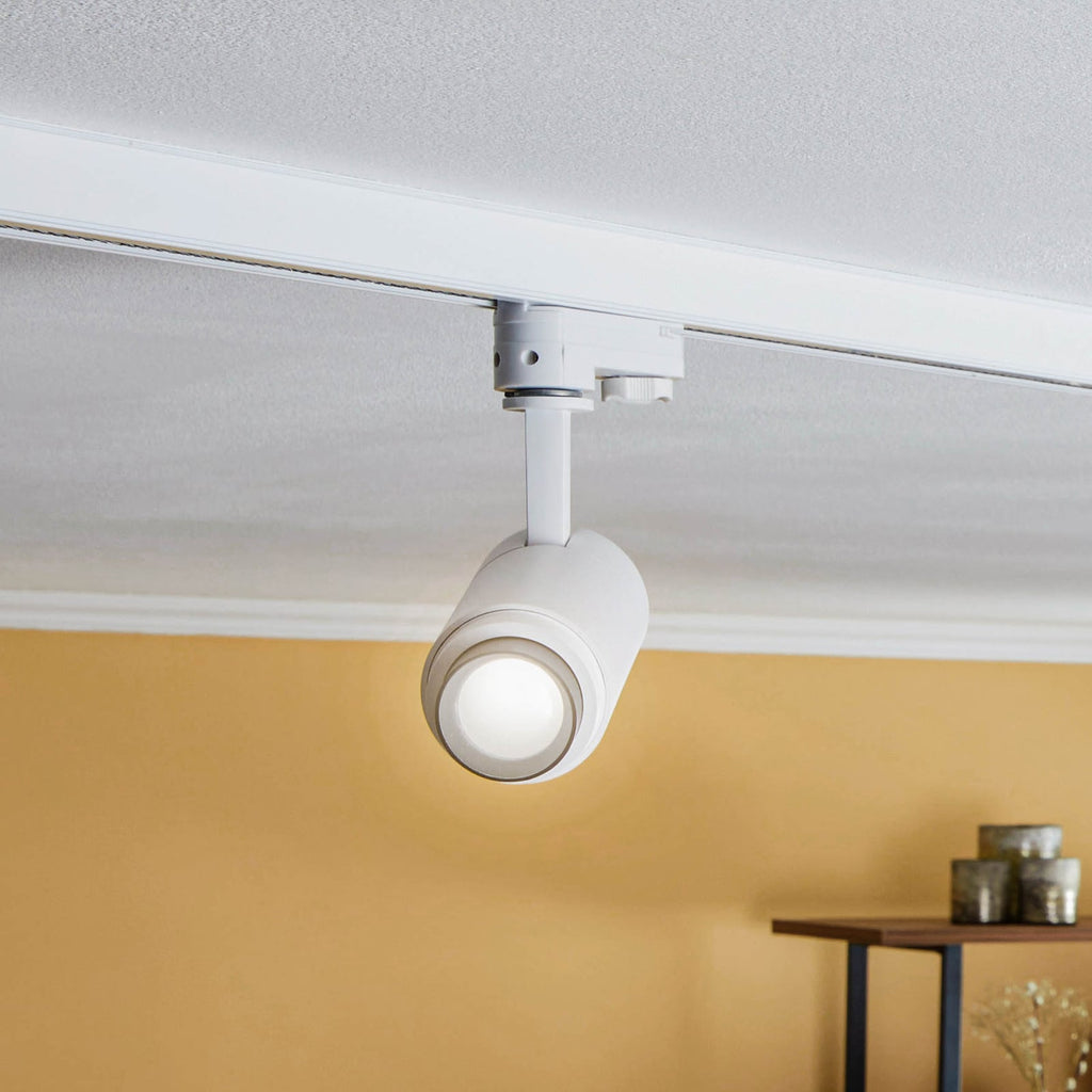 LED skinnespot Nanna hvit 4000K 12W 3-fase aluminium forfra