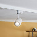 LED skinnespot Nanna hvit 4000K 12W 3-fase aluminium forfra
