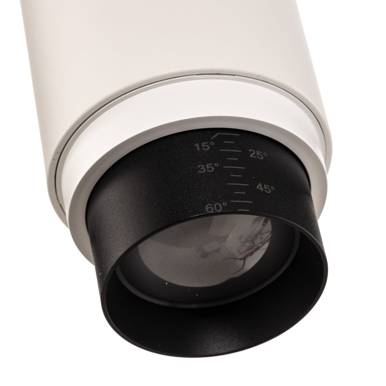 LED skinnespot Nanna hvit 4000K 21W justerbar vinkel oversikt av lampen
