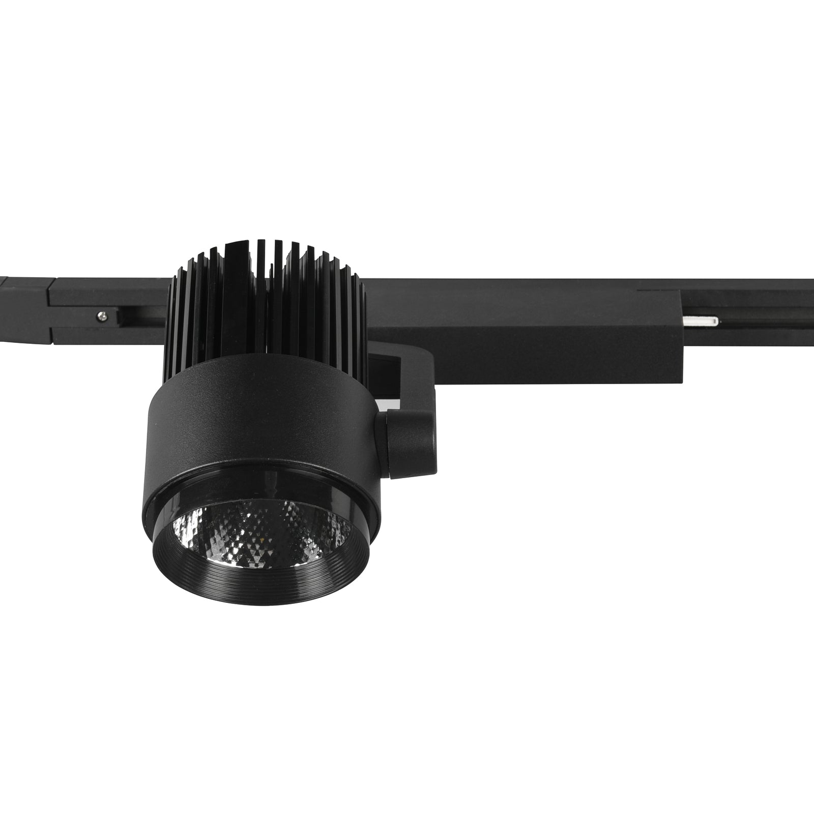 LED skinnespot Radiator DUOline svart matt CCT 15W bakside