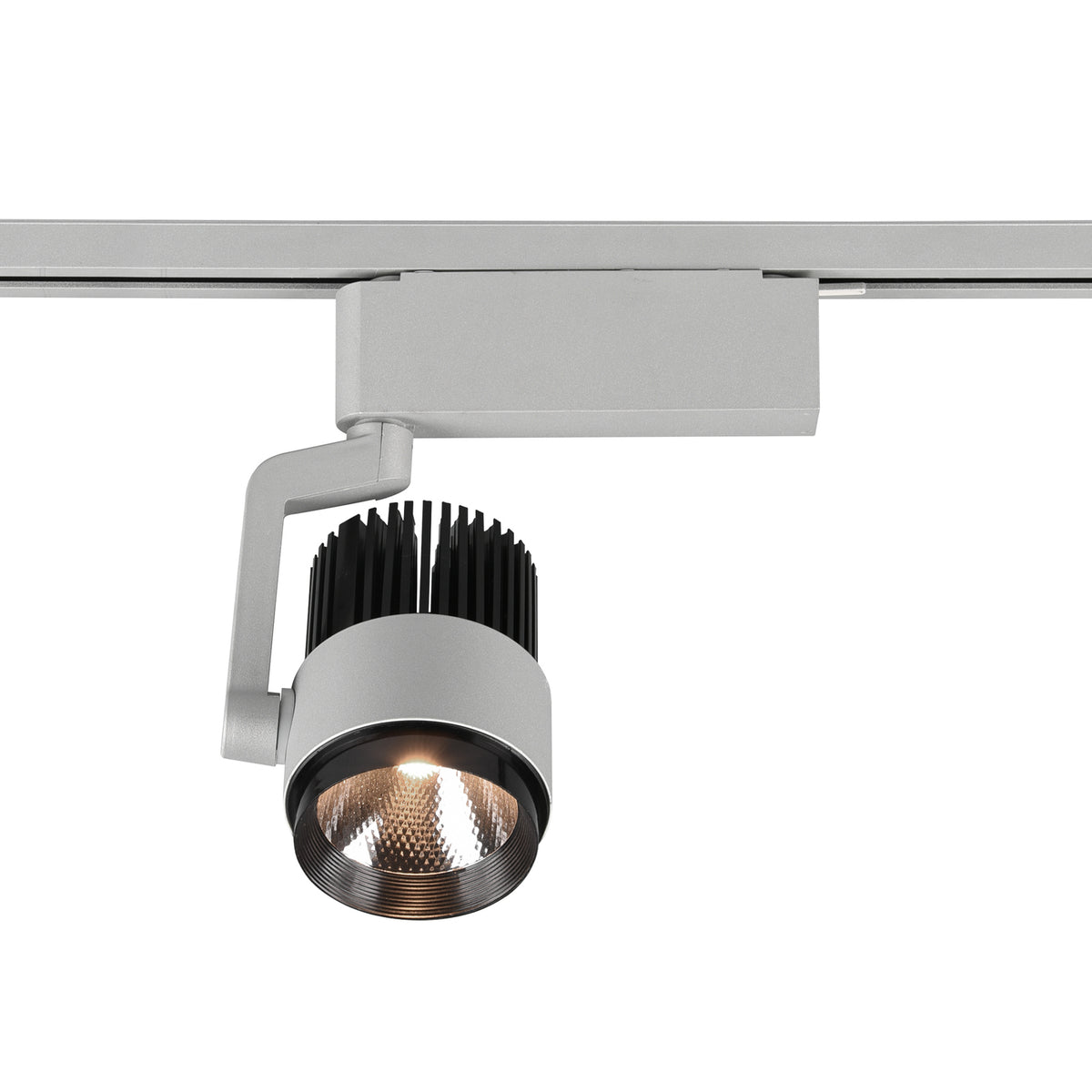 LED skinnespot Radiator for DUOline dimbar CCT titan matt forfra