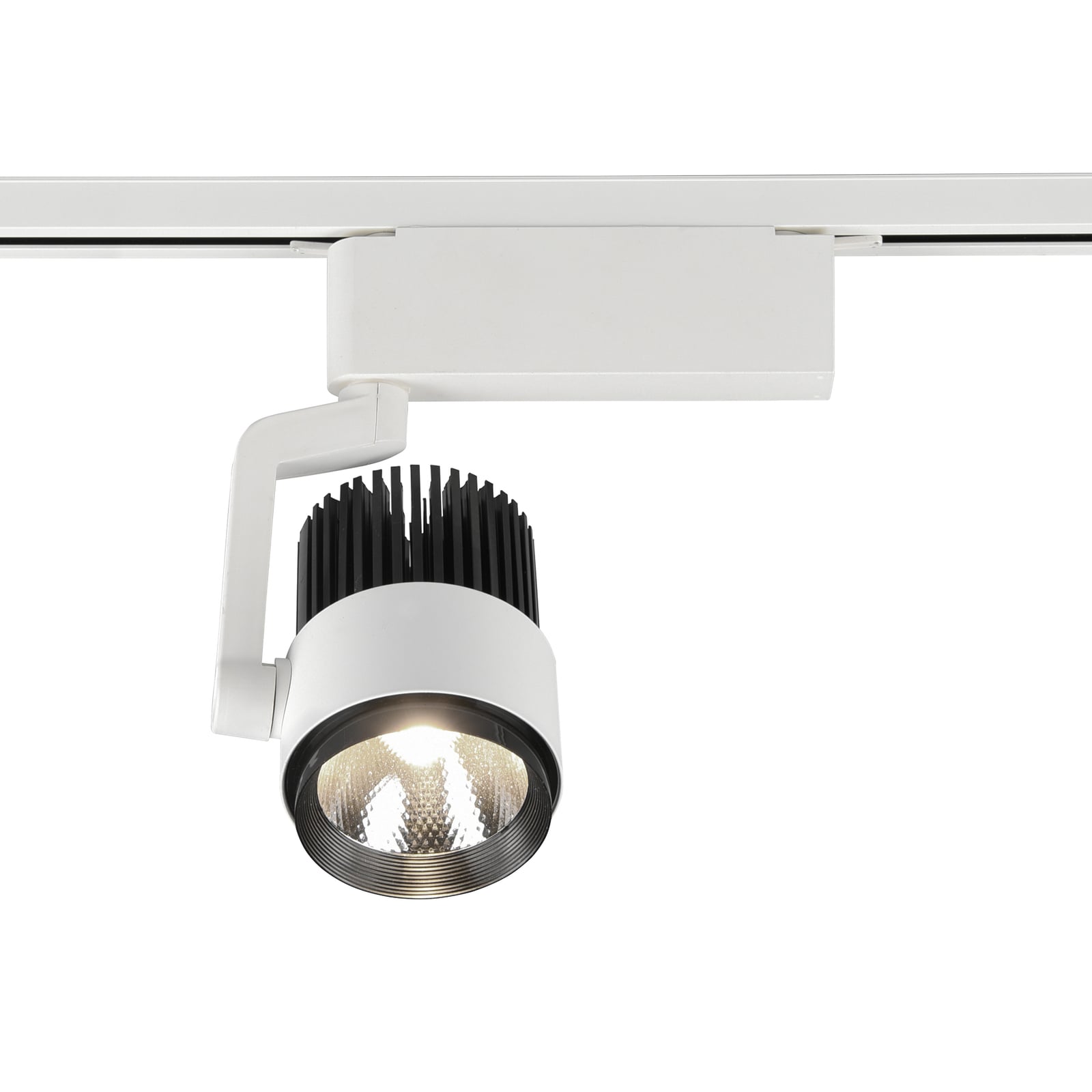 LED skinnespot Radiator for DUOline dimbar CCT hvit matt Trio Lighting forfra