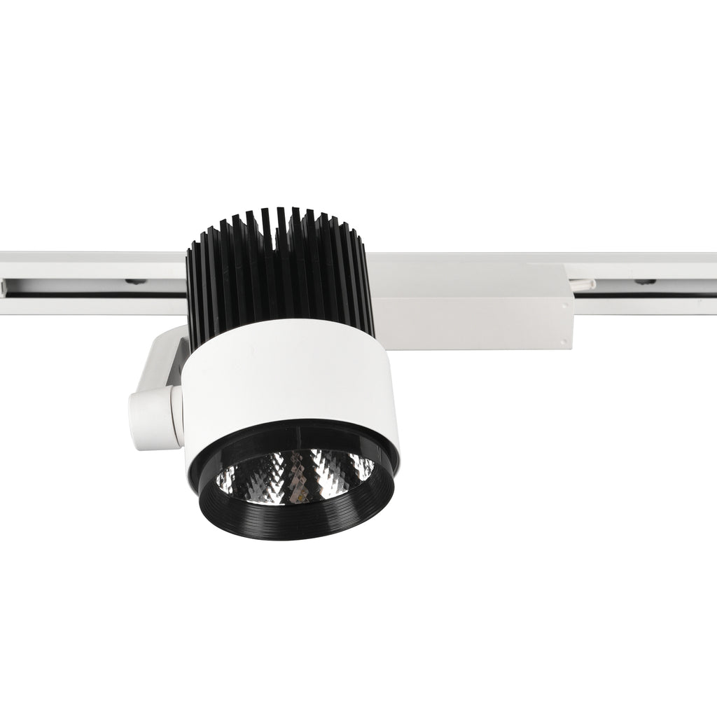 LED skinnespot Radiator for DUOline dimbar CCT hvit matt Trio Lighting bakside