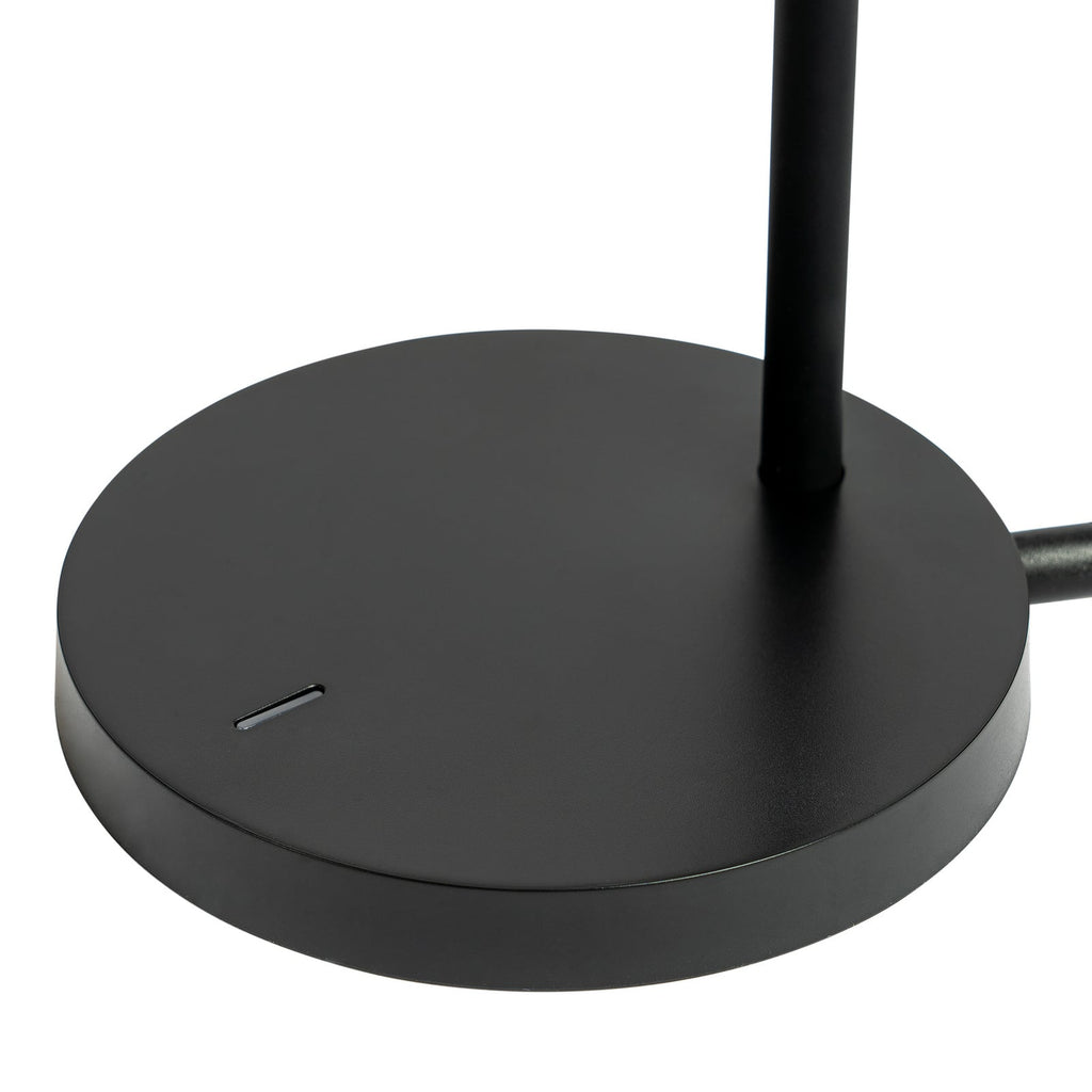 LED skrivebordslampe Ailina dimbar svart 36 cm med LED-lyskilde