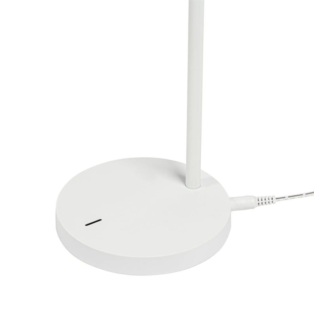 LED skrivebordslampe Ailina hvit dimbar 36 cm varmhvit kabel og bryter