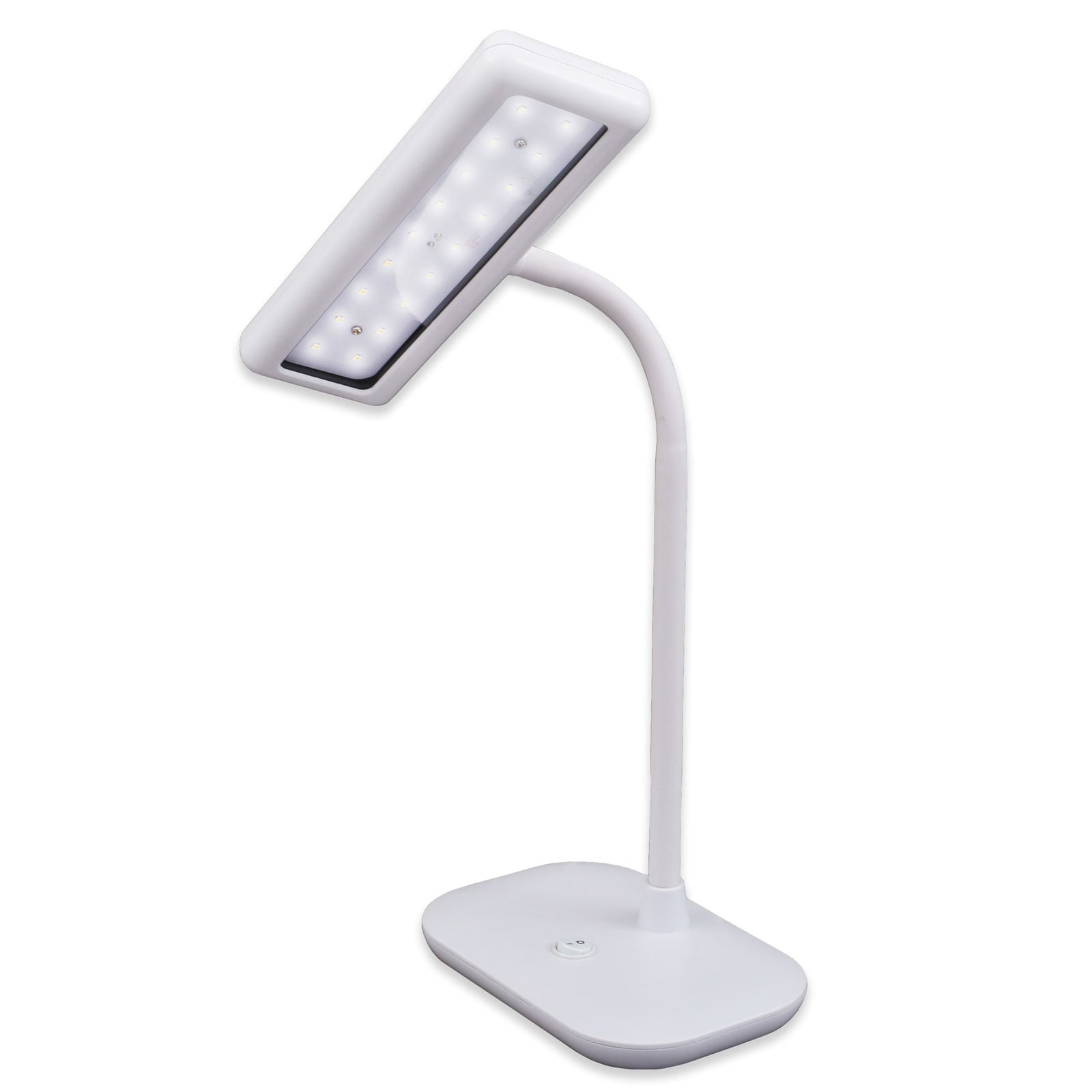LED skrivebordslampe Daylight hvit plast montert på skrivebord