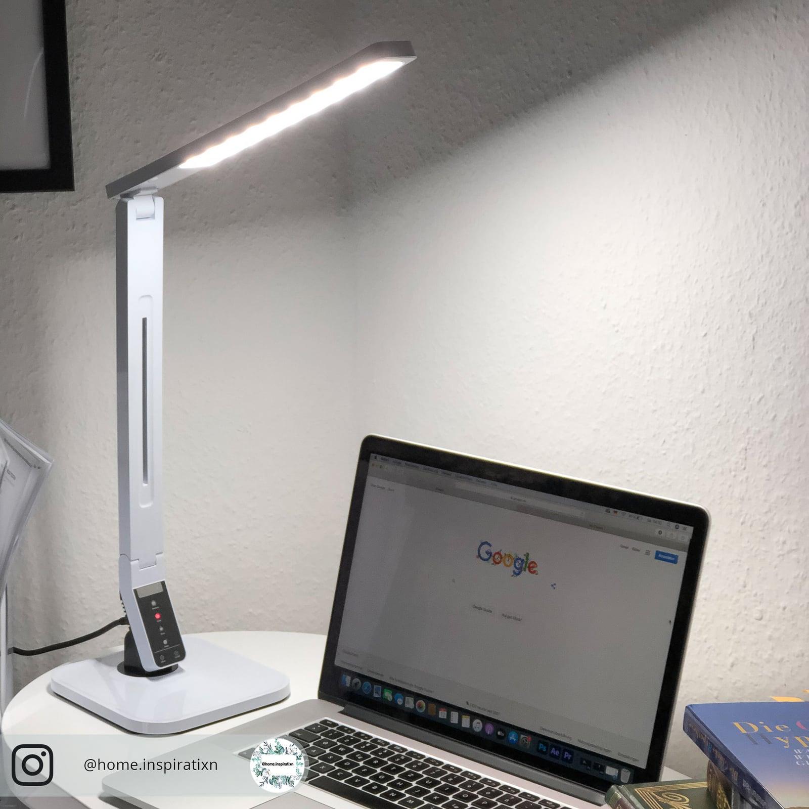 LED skrivebordslampe Eleni dimbar hvit CCT 8W - Lindby