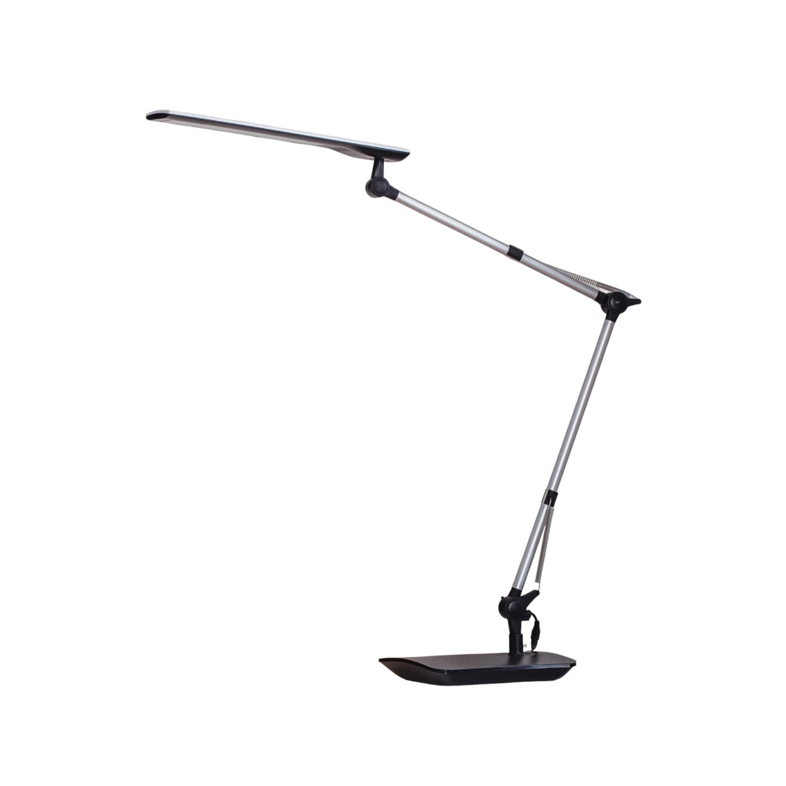 LED skrivebordslampe Felipe svart med klemmefot dimbar detalj