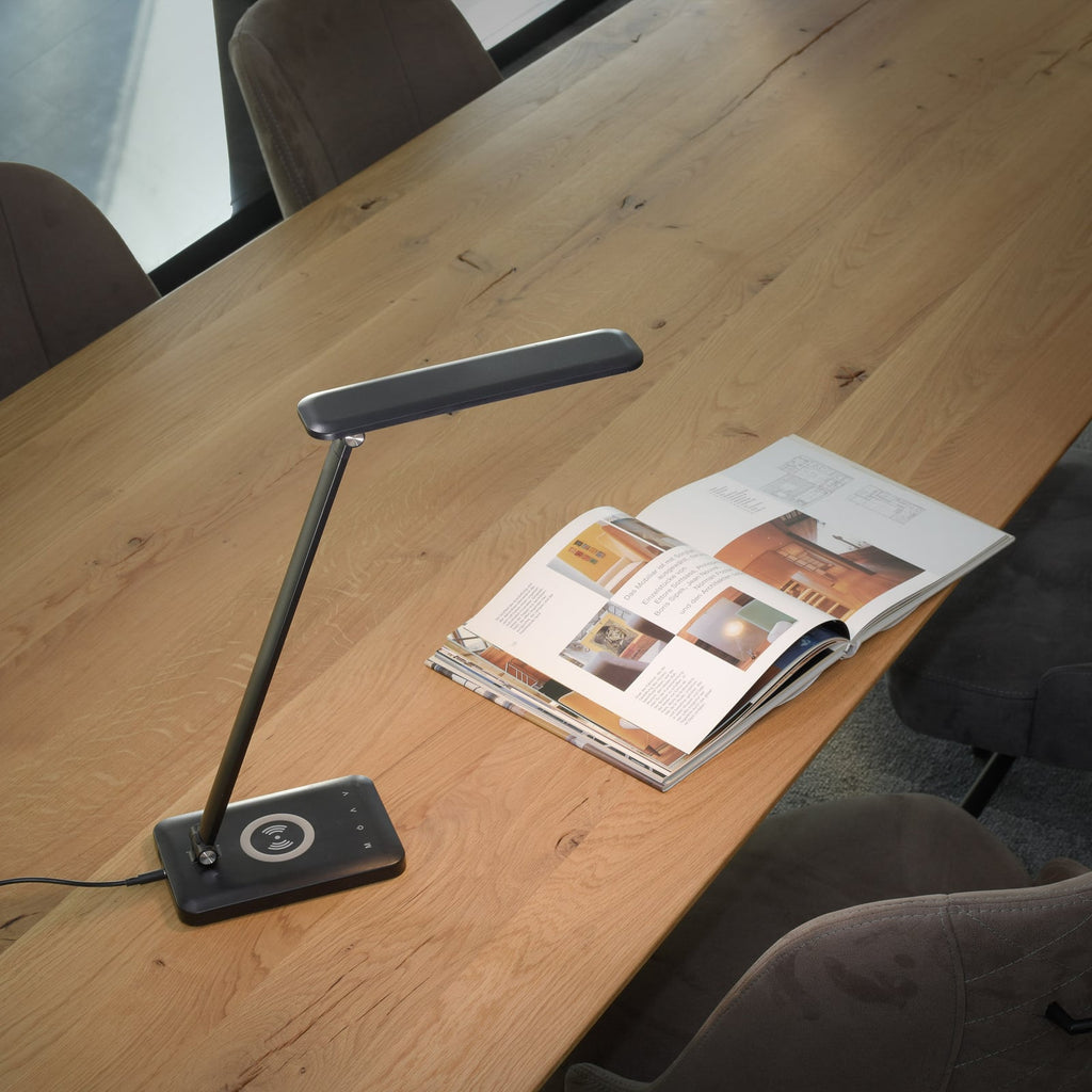 LED skrivebordslampe Florentina dimbar CCT svart bakside