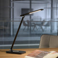 LED skrivebordslampe Florentina dimbar CCT svart forfra