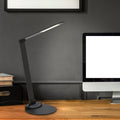 LED skrivebordslampe Haiti CCT dimbar svart 83 cm forfra