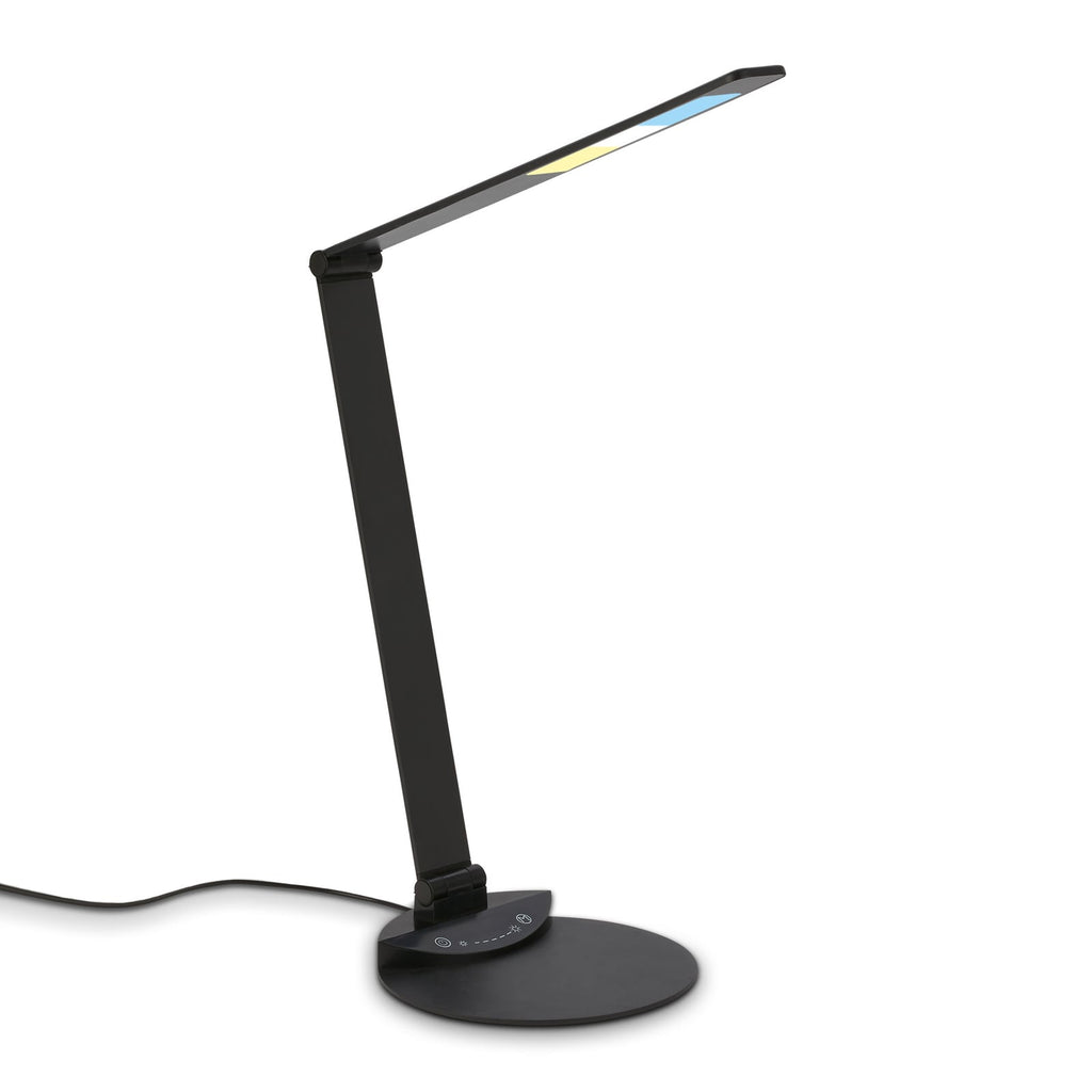 LED skrivebordslampe Haiti CCT dimbar svart 83 cm bakside