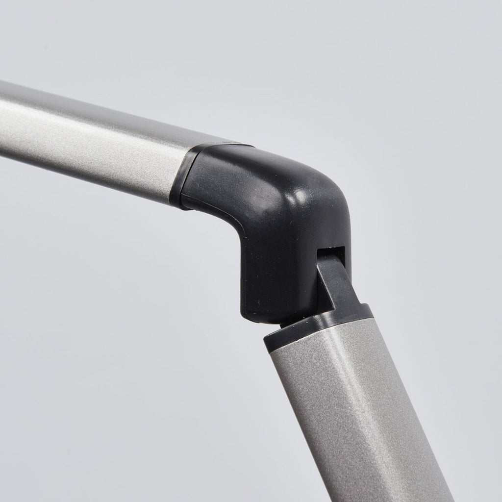 LED skrivebordslampe Kuno grå USB berøringsdimmer - Lindby