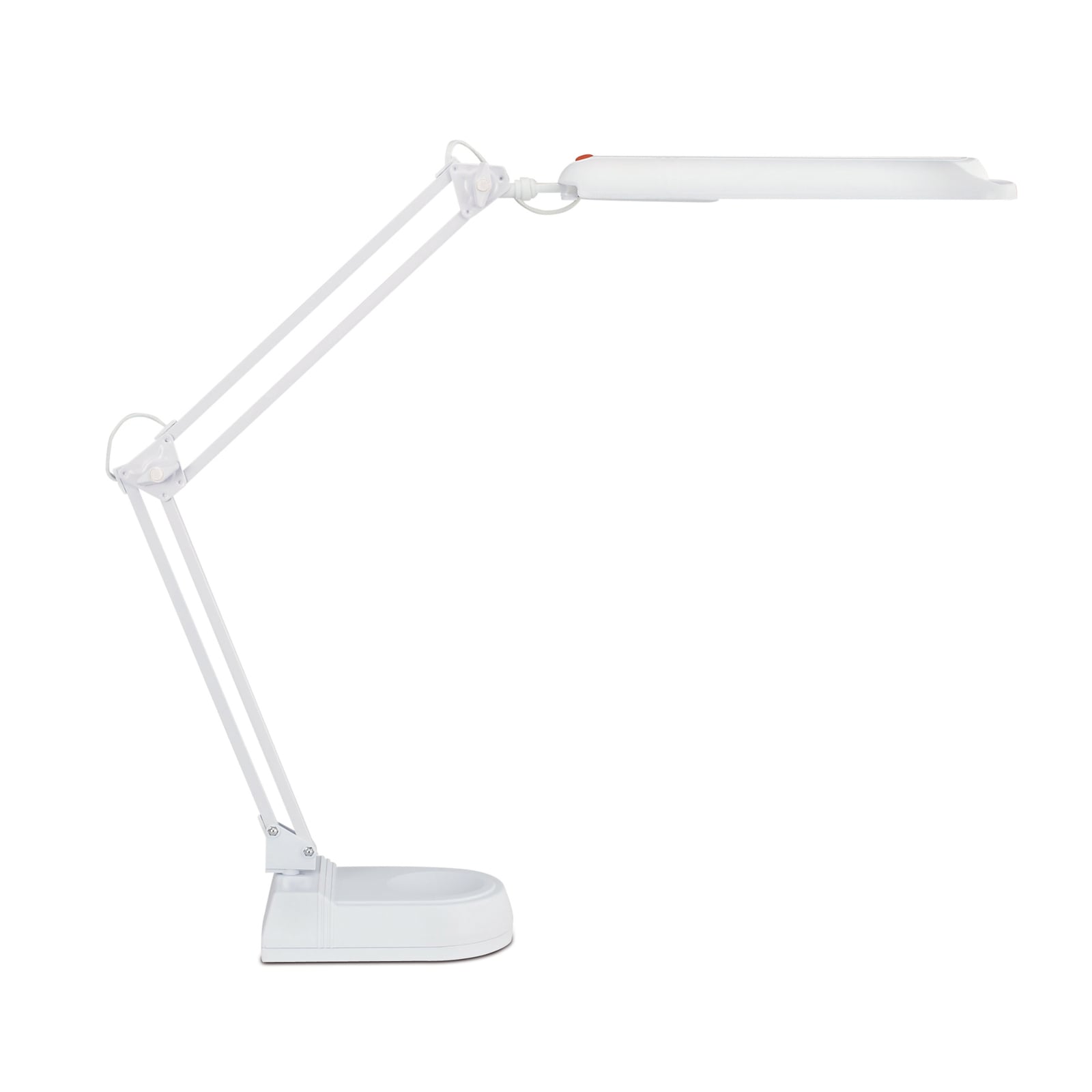 LED skrivebordslampe MAULatlantic hvit forfra