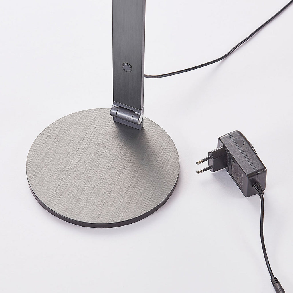 LED skrivebordslampe Mion dimbar aluminium 41 cm 8W sideprofil