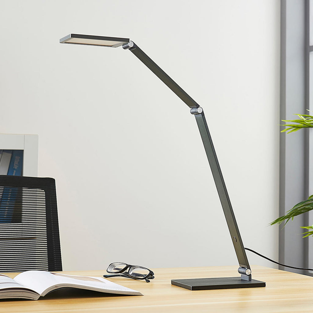 LED skrivebordslampe Mion dimbar aluminium 41 cm 8W bakside