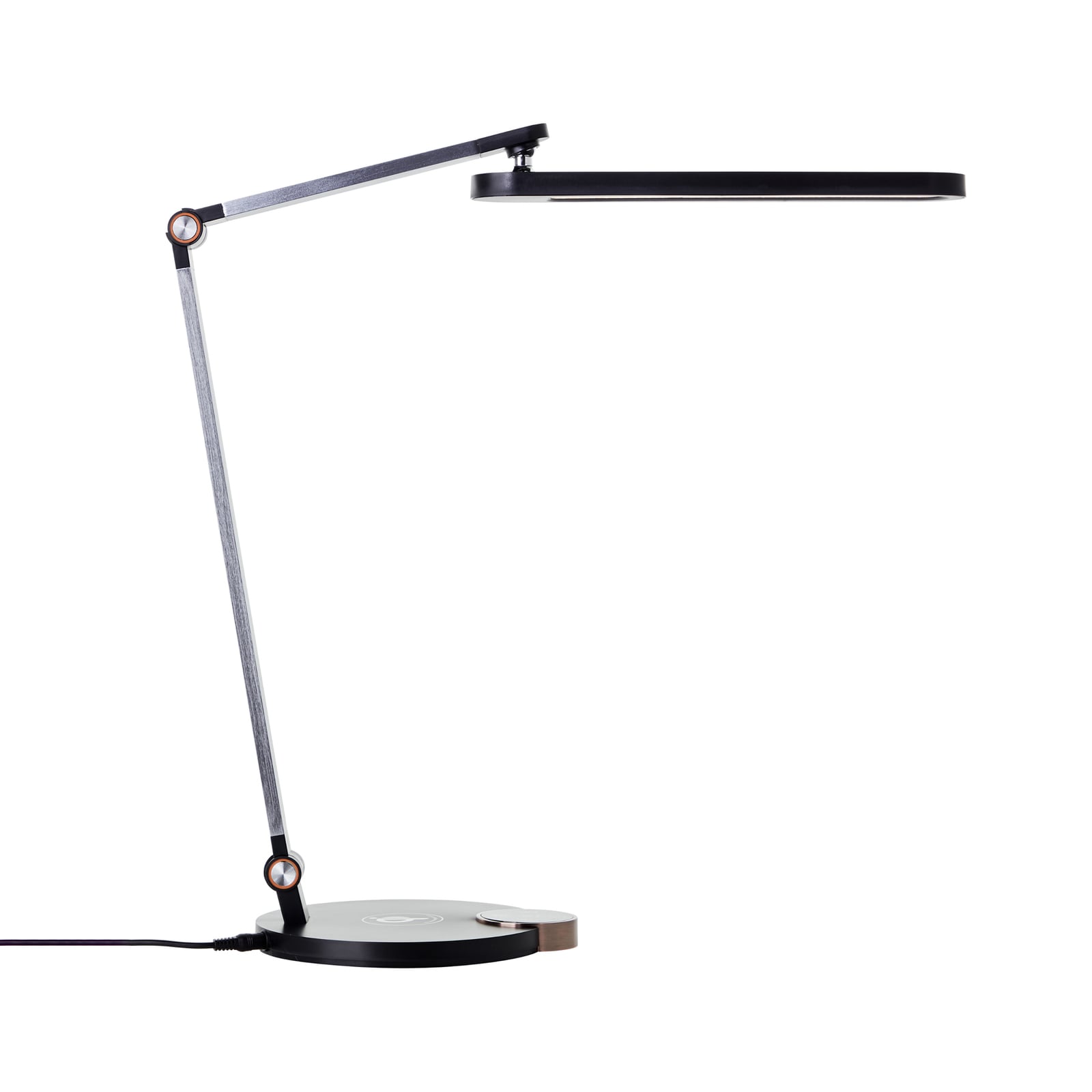 LED skrivebordslampe Officehero dimbar CCT svart 10W - Brilliant forfra