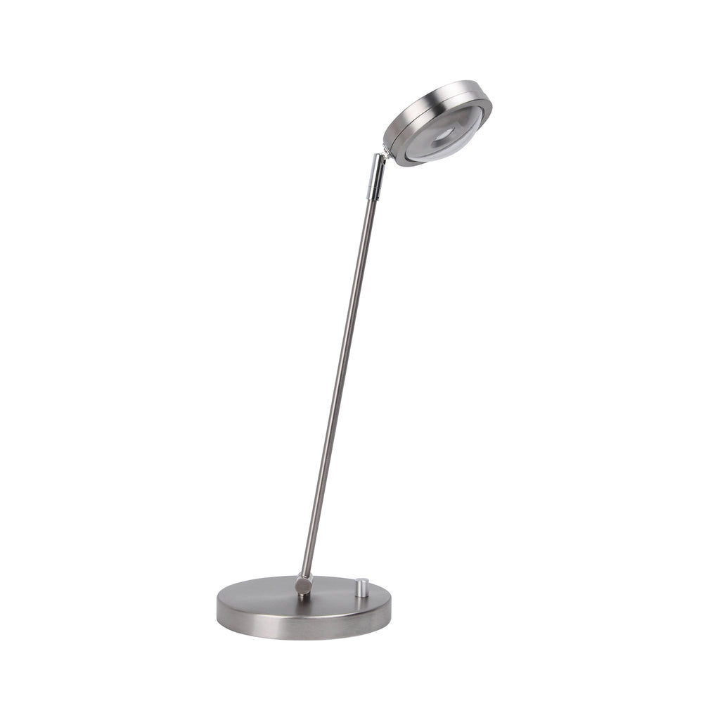 LED skrivebordslampe Ottica dimbar titan 7W 2700K bakside