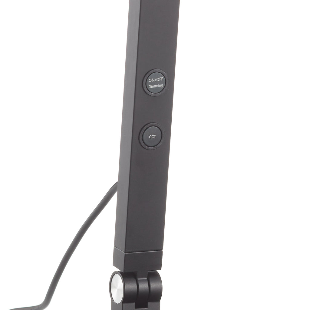 LED skrivebordslampe Regina dimbar svart CCT 80 cm justerbar ledd