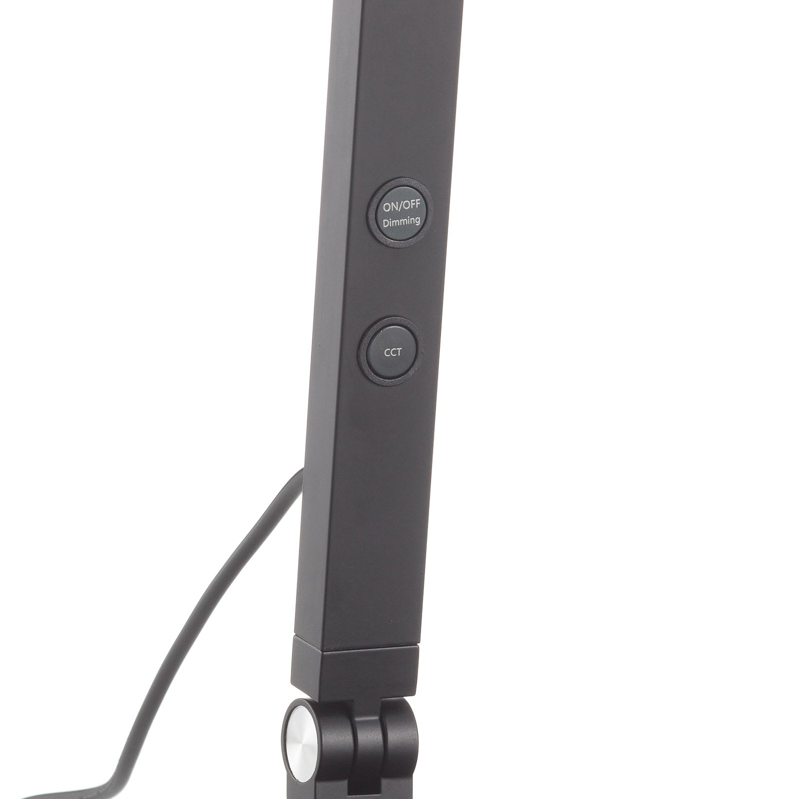 LED skrivebordslampe Regina dimbar svart CCT 80 cm justerbar ledd
