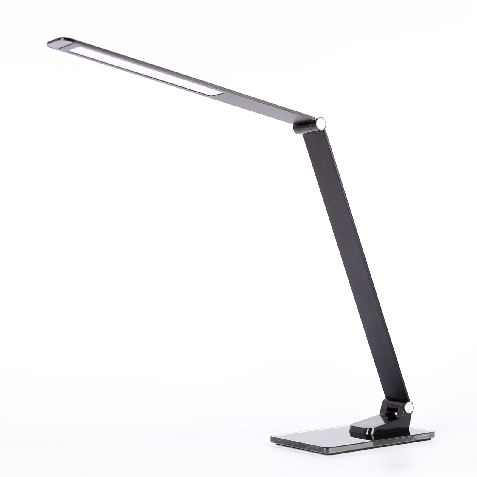 LED skrivebordslampe Starglass dimbar glassfot detalj av glassfot