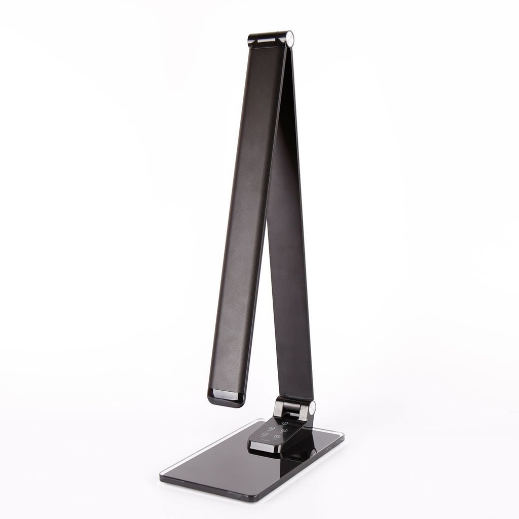 LED skrivebordslampe Starglass dimbar glassfot montert på skrivebord