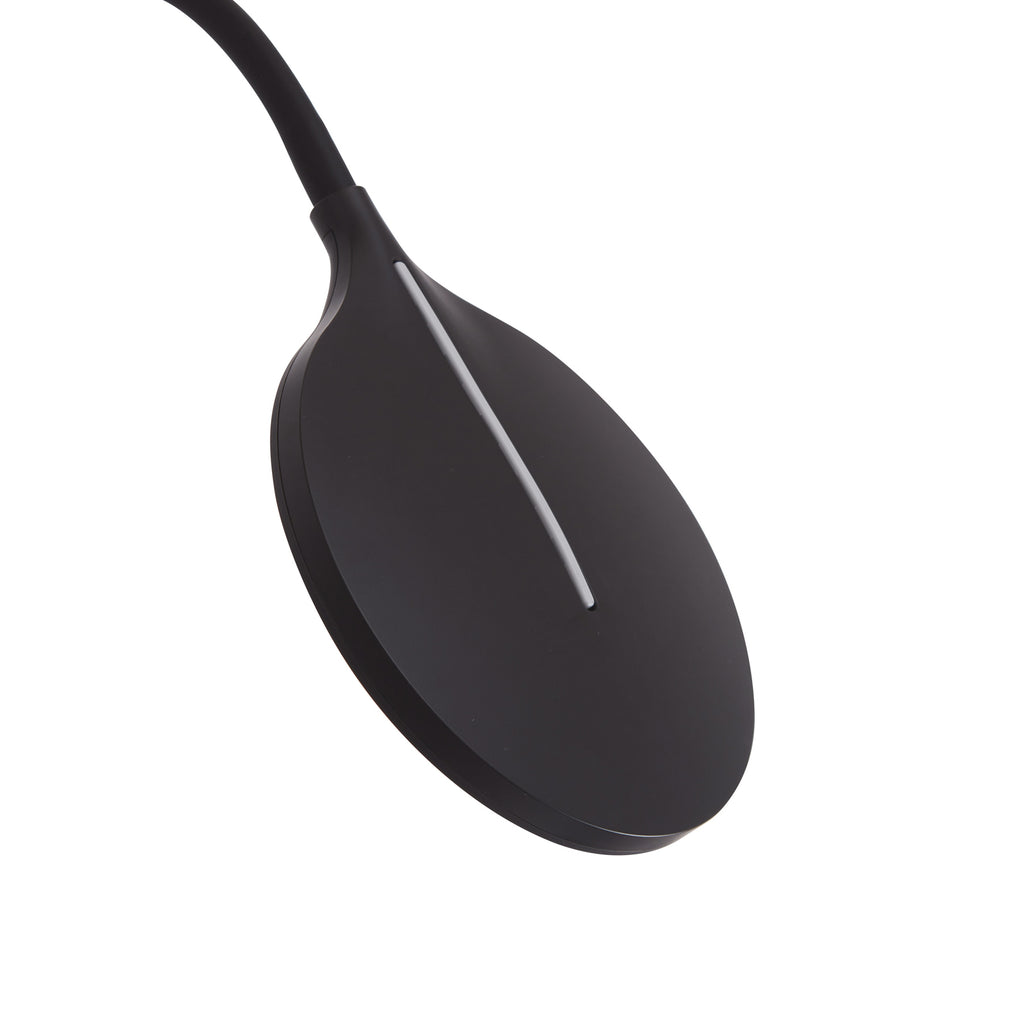 LED skrivebordslampe Valtaria svart CCT dimbar 38 cm veggfeste detalj