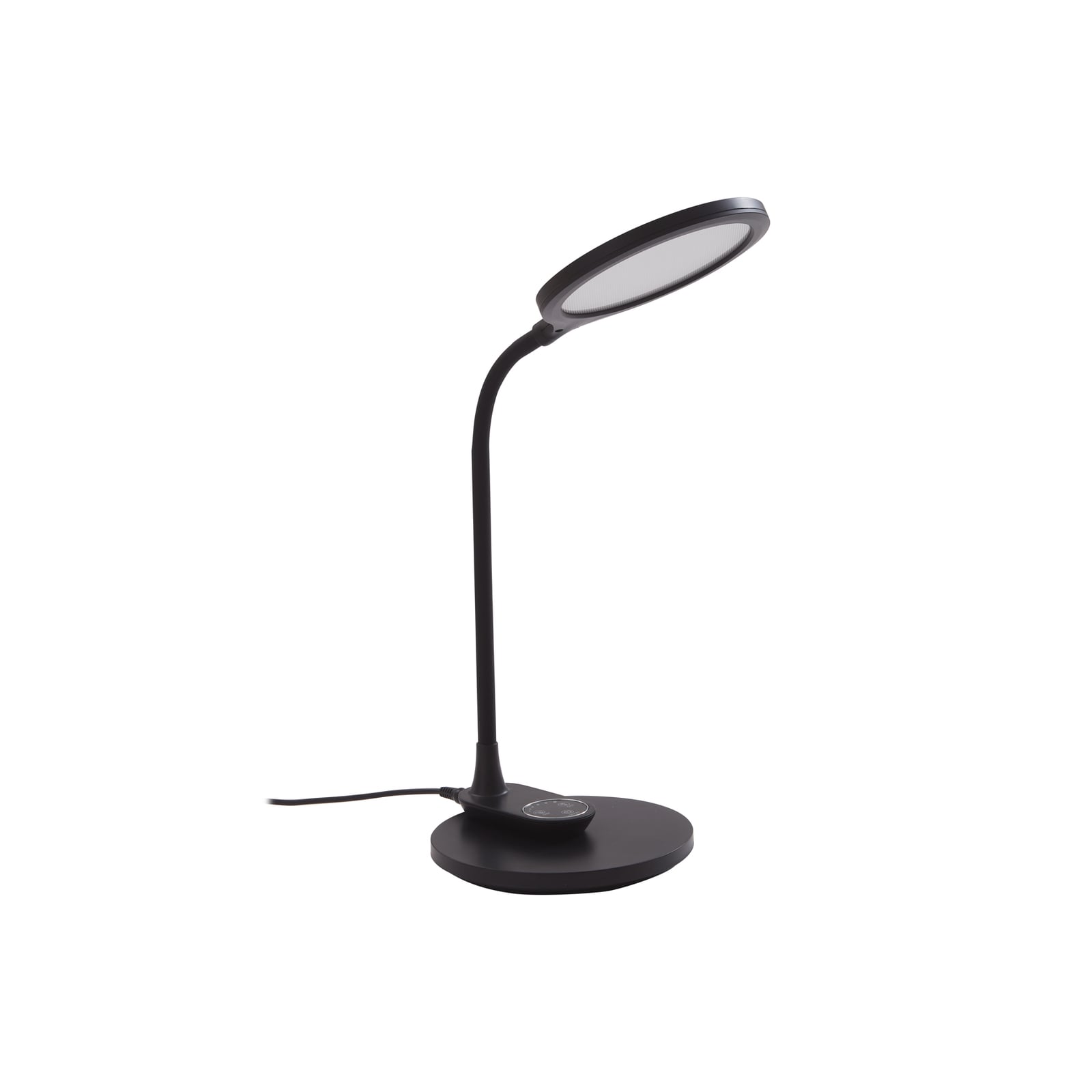 LED skrivebordslampe Valtaria svart CCT dimbar 38 cm montert på vegg