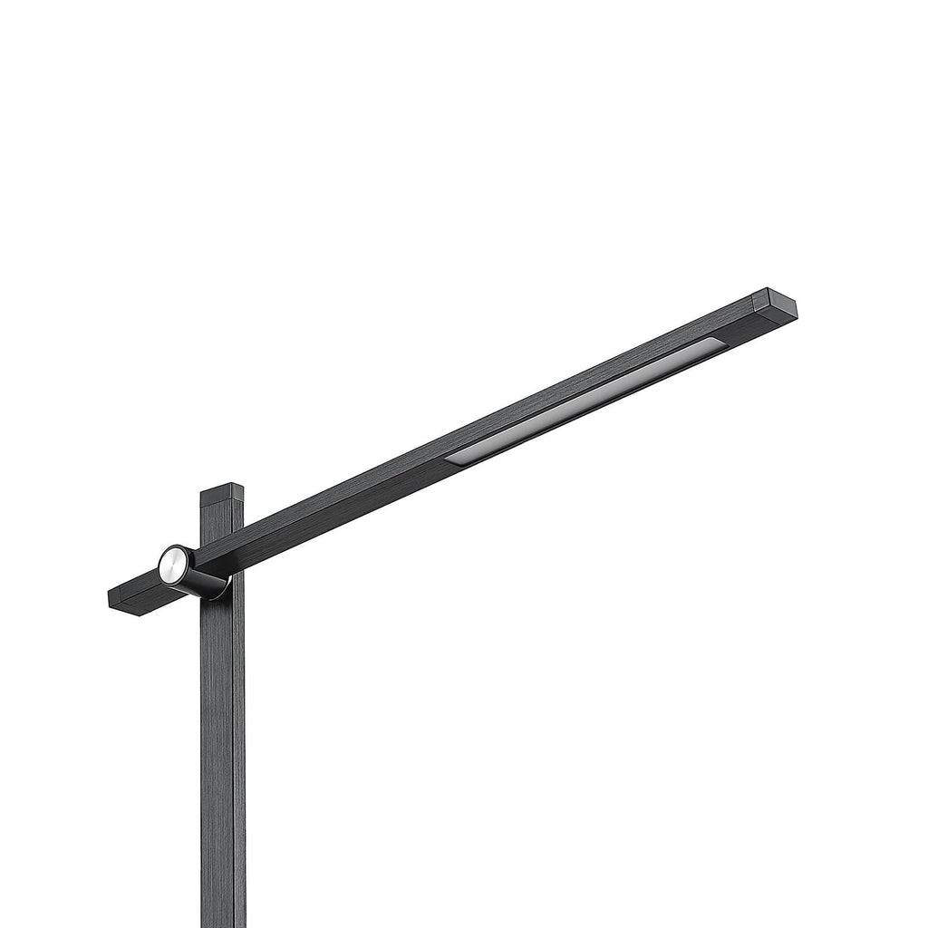 LED skrivebordslampe Wasko dimbar svart metall 8W montert på skrivebord