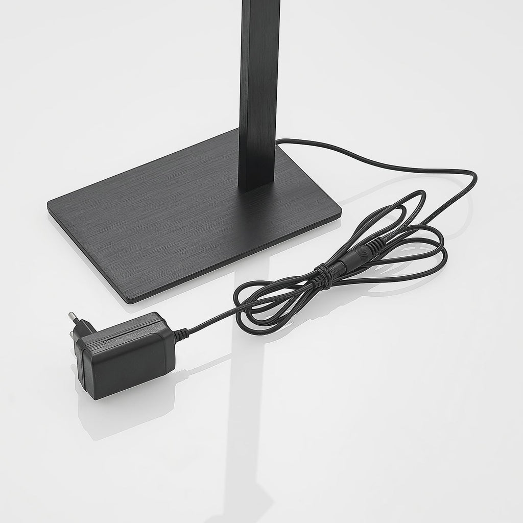 LED skrivebordslampe Wasko dimbar svart metall 8W oversikt
