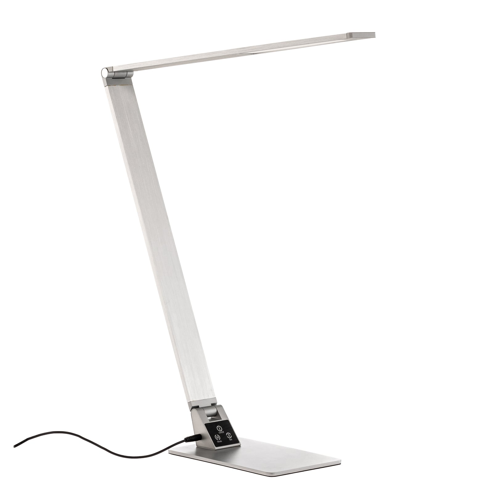 Montert LED skrivebordslampe Wasp aluminium dimbar CCT 12W på kontorpult
