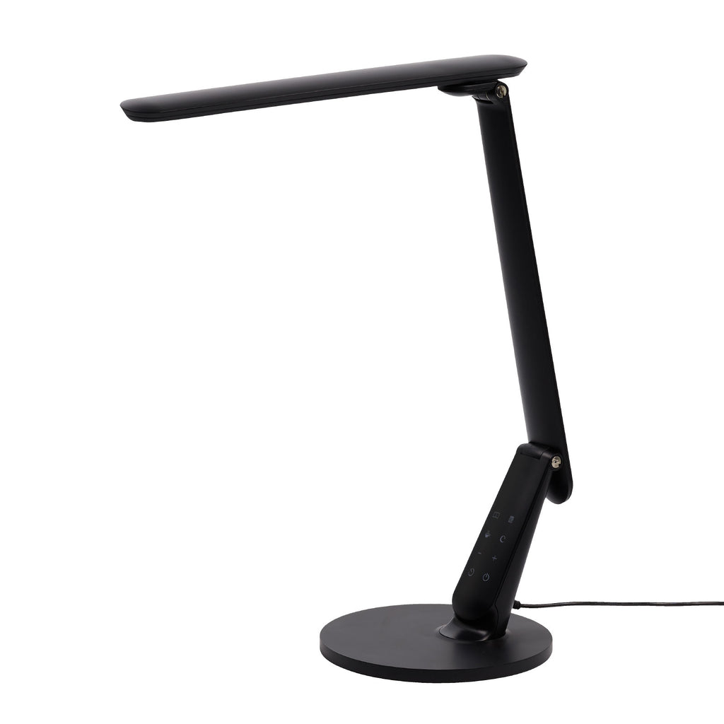 LED skrivebordslampe Zig dimbar CCT svart matt 10W bakside