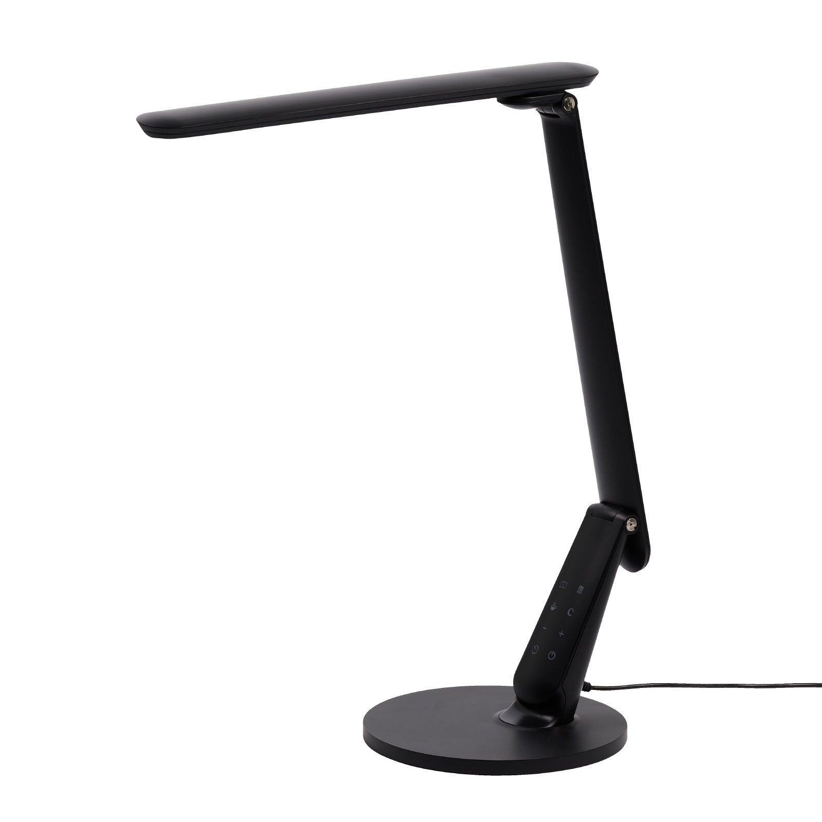LED skrivebordslampe Zig dimbar CCT svart matt 10W bakside