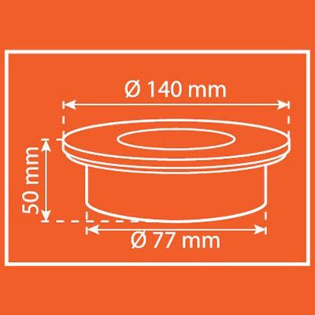 LED solcelle bakkespot Lugo rustfritt stål Ø14 cm IP44 - Smartwares