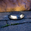 LED solcelle bakkespot Selius antrasitt forfra