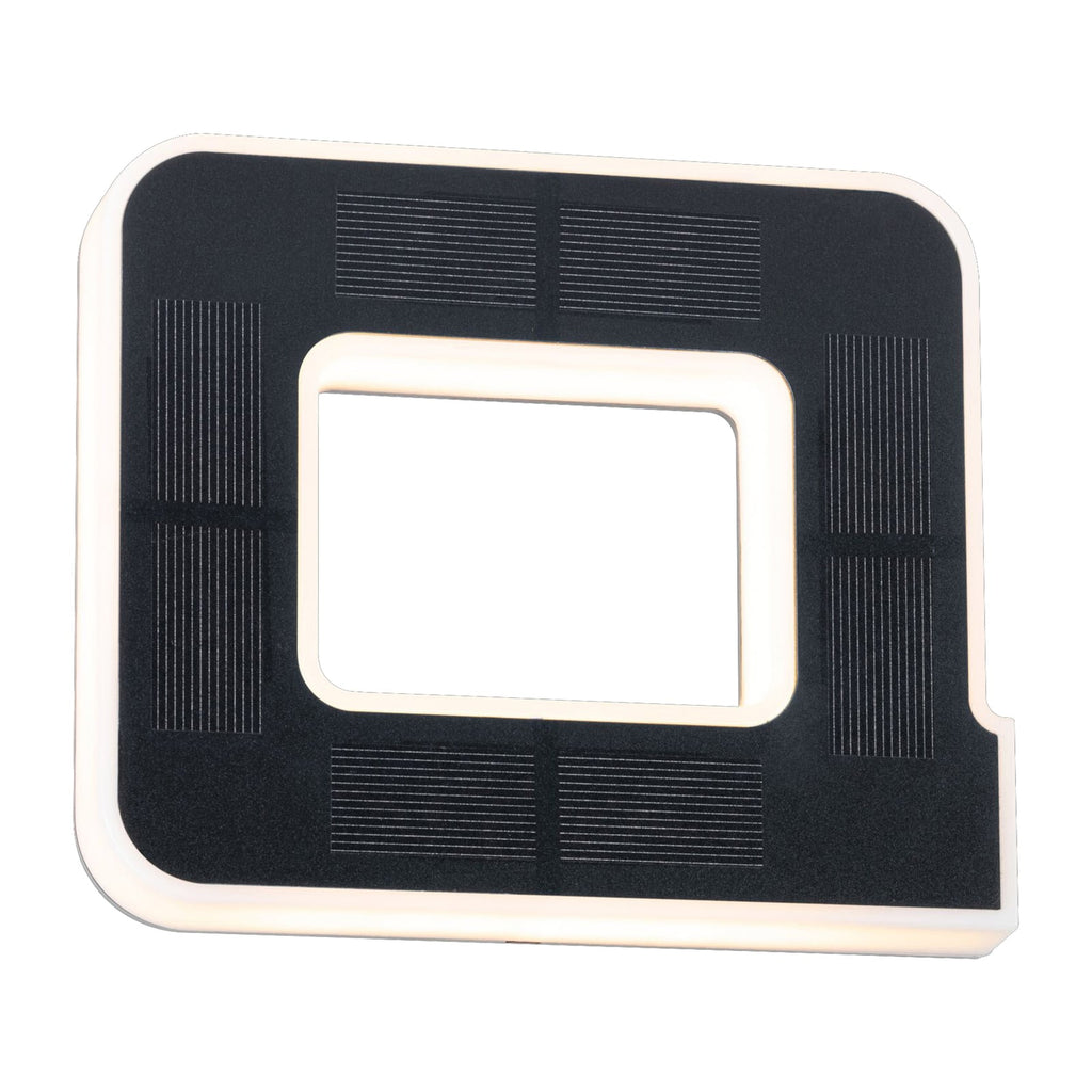LED solcelle-bokstav a svart plast IP44 - Paulmann forfra