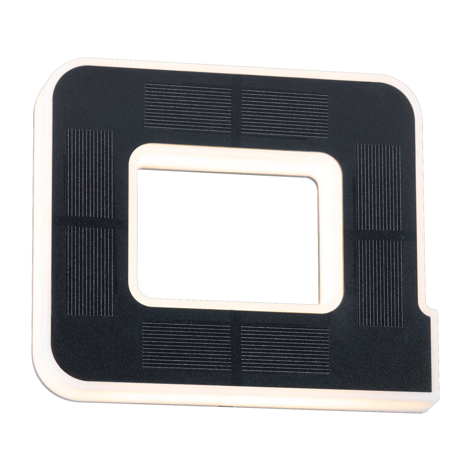 LED solcelle-bokstav a svart plast IP44 - Paulmann forfra