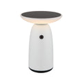 LED solcelle-bordlampe hvit aluminium dimbar IP54 - Globo forfra