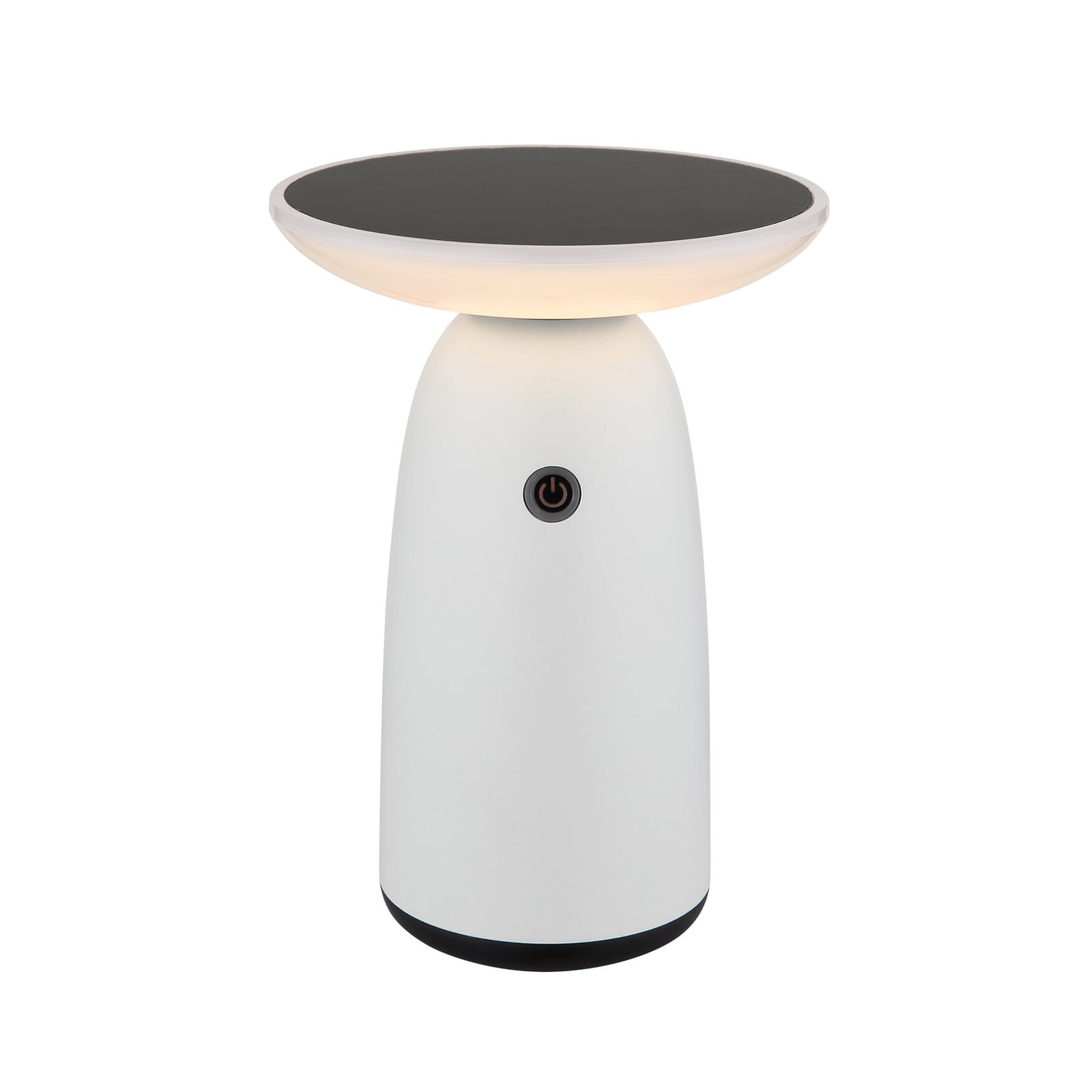 LED solcelle-bordlampe hvit aluminium dimbar IP54 - Globo forfra