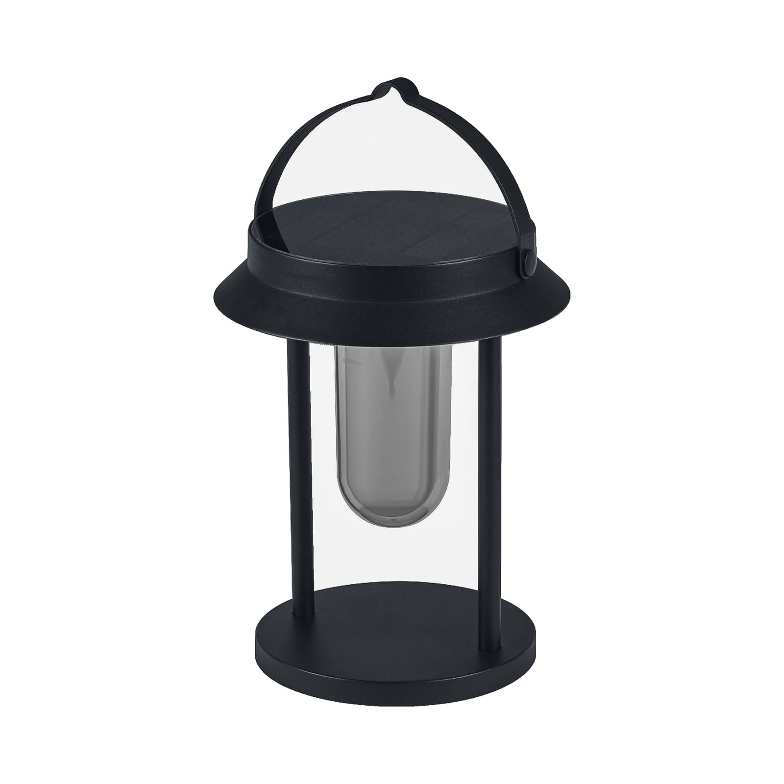 LED solcelle bordlampe lanterne svart RGB Ø20 cm LEDVANCE SMART+ bakside