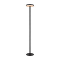LED solcelle gulvlampe aluminium svart CCT dimbar IP54 - Globo forfra