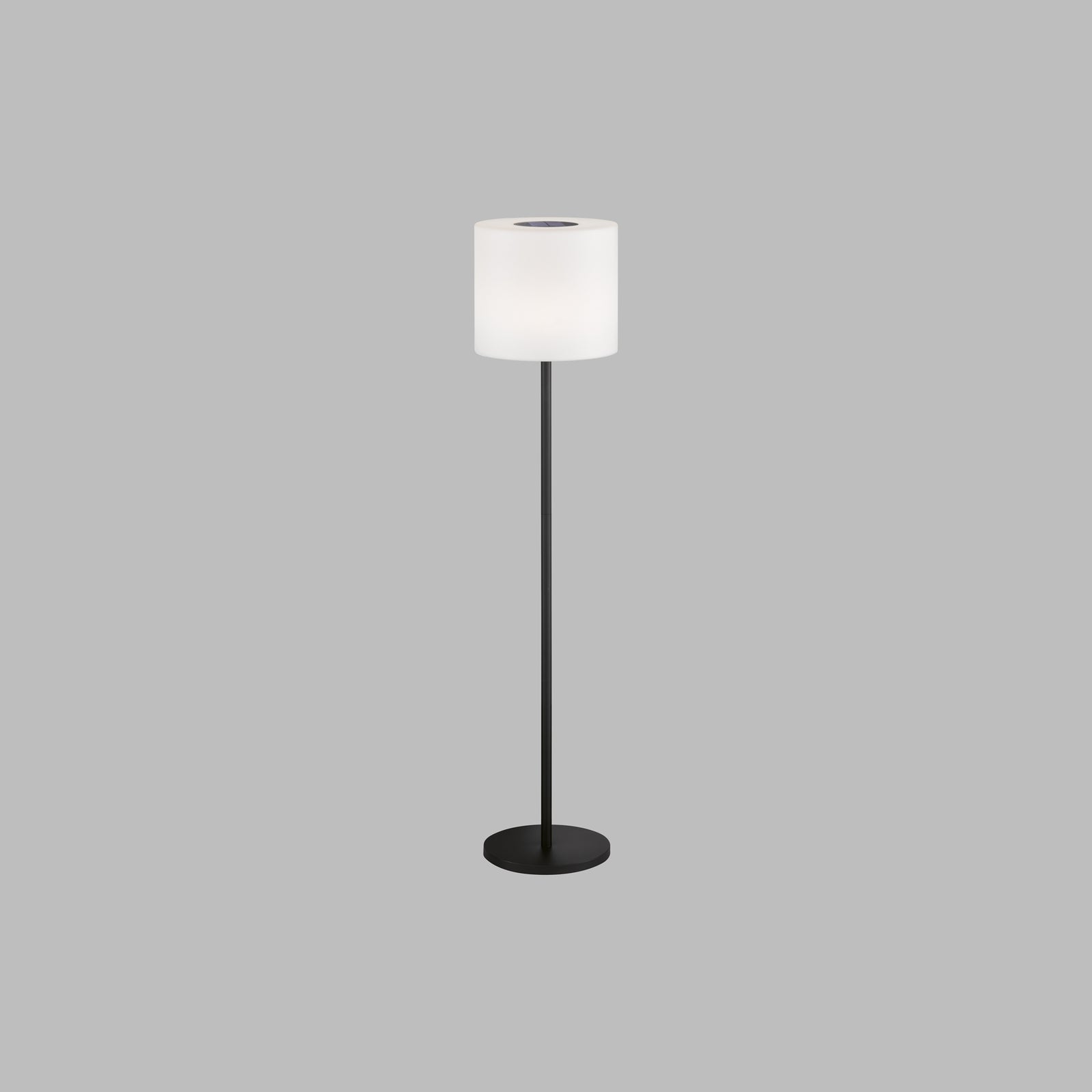LED solcelle gulvlampe Mina dimbar svart/hvit IP44 RGB detalj