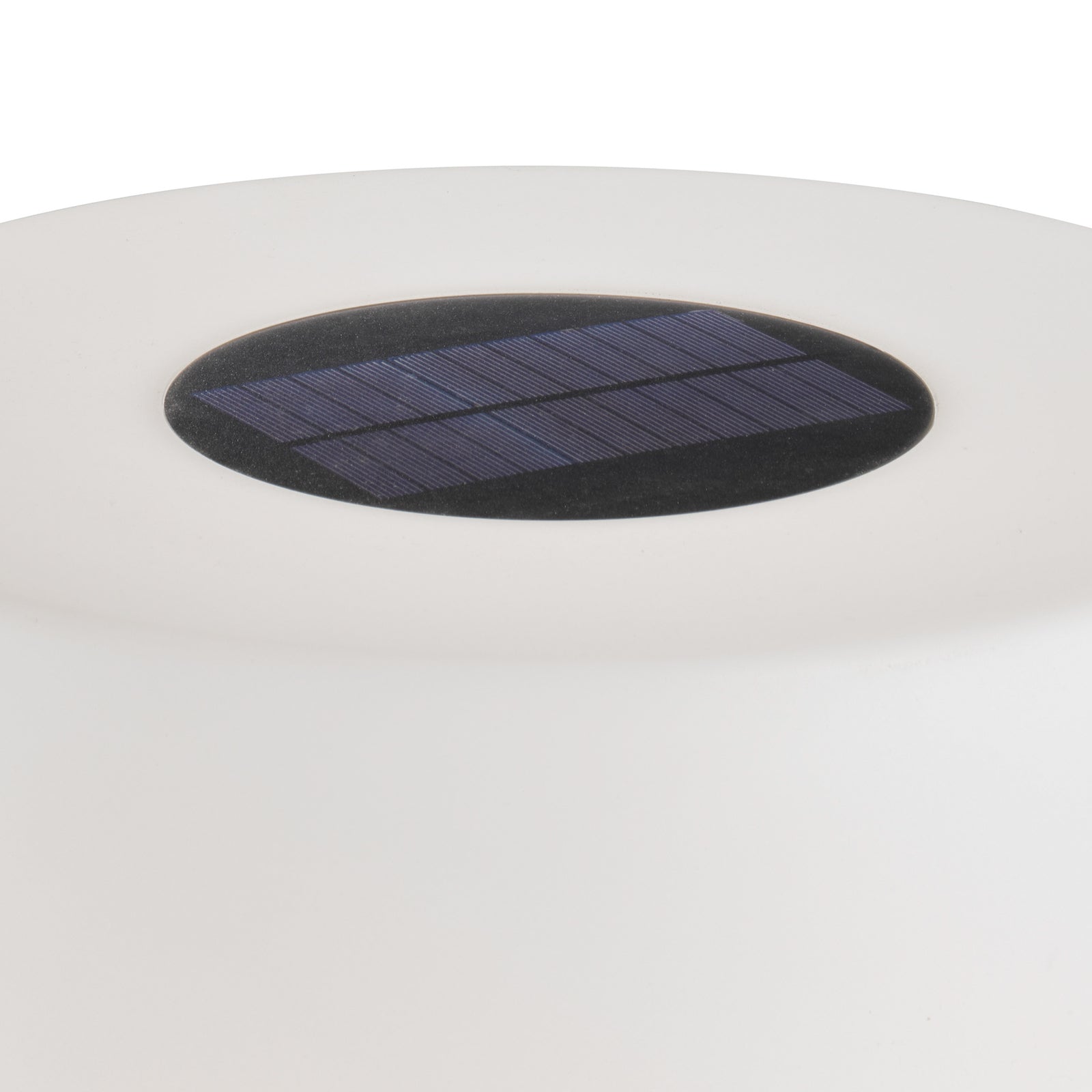 LED solcelle gulvlampe Mina dimbar svart/hvit IP44 RGB montert ute