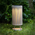 LED solcelle-gulvlykt Rop&Strip fra front