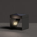 LED solcelle hagespot Alea antrasitt aluminium forfra